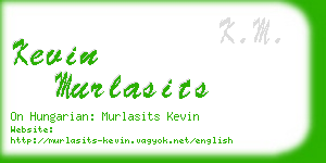 kevin murlasits business card